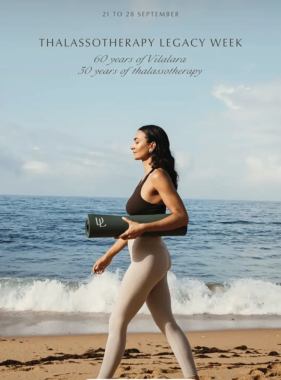 Vilalara's Thalassotherapy Legacy Week campaign, marking sixty years of the hotel and thirty of thalassotherapy